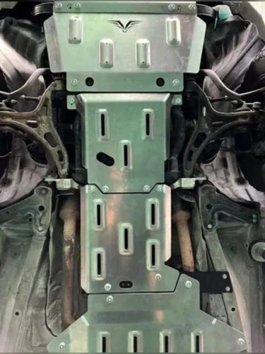 Защита Falcon радиатора, картера, РК, КПП для JEEP GRAND CHEROKEE WK2 2011-2019, алюминий, 8 мм  brand: Falcon, width_mm_2: 150, dlina_mm: 740, ves_kg_1: 32, vysota_mm: 1220