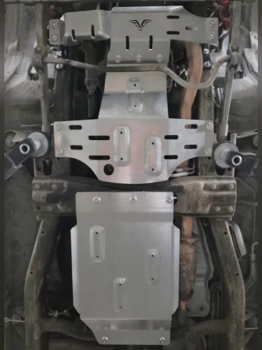 Защита Falcon картера, РК, КПП для Nissan Patrol Y61 2004-2024, алюминий, 8 мм  brand: Falcon, width_mm_2: 150, dlina_mm: 740, ves_kg_1: 22, vysota_mm: 1220