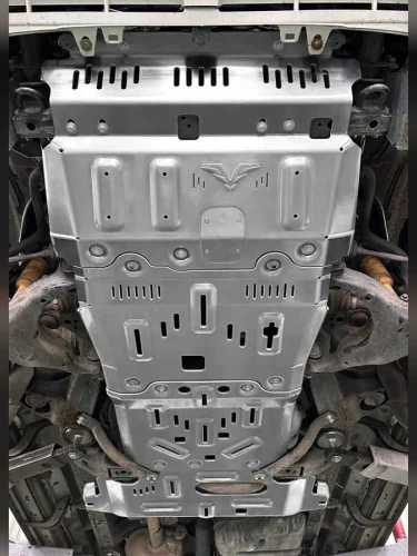 Защита Falcon радиатора, картера, РК, КПП для Toyota Land Cruiser Prado 150TX, бензин, алюминий, 8 мм  brand: Falcon, width_mm_2: 150, dlina_mm: 740, ves_kg_1: 44, vysota_mm: 1220