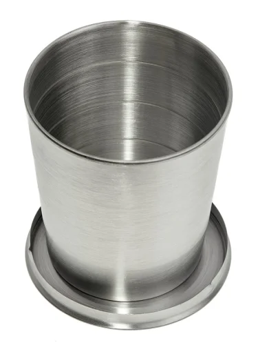 Стакан складной TOURIST,"Дружба" 250 мл, нержавенющая сталь  brand: TOURIST, tsvet: Серебристый, material: Пищевая нержавеющая сталь