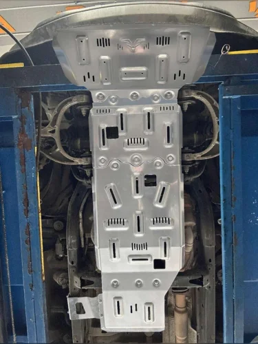 Защита Falcon радиатора, картера, РК, КПП для Dodge RAM 1500 2022-2024, алюминий, 8 мм  brand: Falcon, width_mm_2: 150, dlina_mm: 740, ves_kg_1: 48, vysota_mm: 1350