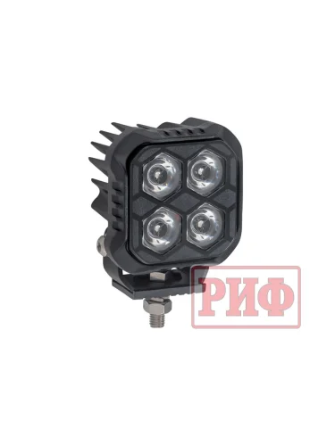 Светодиодная фара дальнего света РИФ 72x72x48 мм 20W LED  brand: РИФ, tip_fary: Дальний свет, width_mm_2: 85, dlina_mm: 85, ves_kg_1: 0.35, form_faktor: Квадрат, primenyaemost: Универсальная, vysota_mm: 97, power_w: 20, moshchnost_vt: 20
