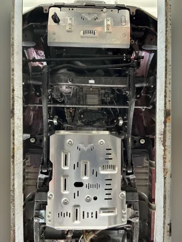 Защита Falcon радиатора, картера, РК, КПП для Toyota Land Cruiser 76 2024+ (дизель), алюминий, 8 мм  brand: Falcon, width_mm_2: 150, dlina_mm: 950, ves_kg_1: 30, vysota_mm: 1220