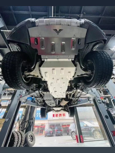 Защита Falcon радиатора, картера, РК, КПП для Mitsubishi Pajero IV (2020-2024), алюминий, 8 мм  brand: Falcon, width_mm_2: 150, dlina_mm: 740, ves_kg_1: 38, vysota_mm: 1220