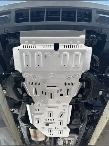 Защита Falcon радиатора, картера, РК, КПП для GWM TANK 400 (базовая версия), алюминий, 8 мм  brand: Falcon