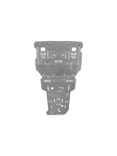 Защита Falcon радиатора, картера, РК, КПП для Haval H5 4 2.0T, бензин, (2023+), алюминий, 8 мм  brand: Falcon