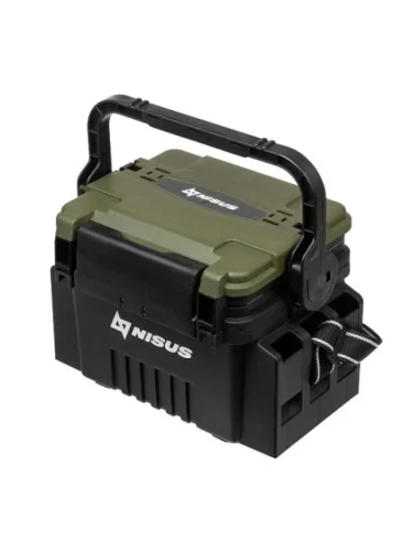 Ящик форелевый NISUS 30x21.5x25 см, черный с зеленым  brand: HELIOS, width_mm_2: 250, dlina_mm: 310, ves_kg_1: 1.8, vysota_mm: 220