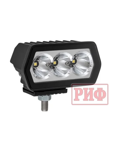 Светодиодная фара дальнего света РИФ 89 мм 15W LED  brand: РИФ, tip_fary: Дальний свет, form_faktor: Прямоугольник, primenyaemost: Универсальная, power_w: 12, moshchnost_vt: 12