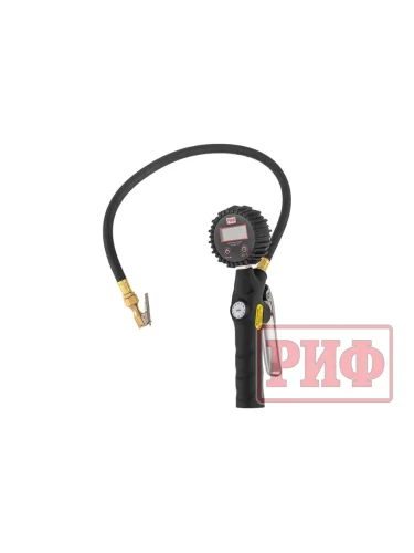 Пистолет для подкачки колес с электронным манометром РИФ от 0,3 до 7 атм.  brand: РИФ, width_mm_2: 70, dlina_mm: 90, ves_kg_1: 0.7, vysota_mm: 290