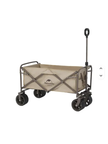 Тележка туристическая Naturehike Light 106х50х89 см, 90 л, коричневая  brand: Naturehike, tsvet: Коричневый, maksimalnaya_nagruzka_kg: 120, width_mm_2: 820, dlina_mm: 210, ves_kg_1: 12, material: Сталь, vysota_mm: 620