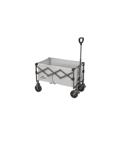 Тележка туристическая Naturehike Light 75х45,5х91 см, 70 л, серая  brand: Naturehike, tsvet: Серый, maksimalnaya_nagruzka_kg: 120, width_mm_2: 435, dlina_mm: 175, ves_kg_1: 5.6, material: Сталь, vysota_mm: 340