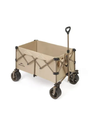 Тележка туристическая Naturehike Rubiks Cube 100х65,5х108 см, 190 л, бежевая  brand: Naturehike, tsvet: Бежевый, maksimalnaya_nagruzka_kg: 150, width_mm_2: 270, dlina_mm: 340, ves_kg_1: 10, material: Сталь, vysota_mm: 650