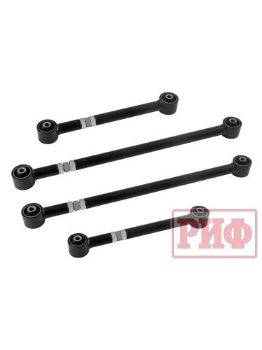 Тяги заднего моста РИФ регулируемые Nissan Patrol Y6061 (4 шт.)  brand: РИФ, width_mm_2: 230, dlina_mm: 770, ves_kg_1: 15, vysota_mm: 150