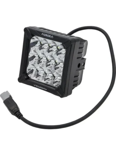 Светодиодные фары комбинированного света AURORA 140x140 мм 120W (комплект 2 шт)  brand: AURORA, tip_fary: Комбинированный свет, form_faktor: Квадрат, primenyaemost: Универсальная, power_w: 120, moshchnost_vt: 120