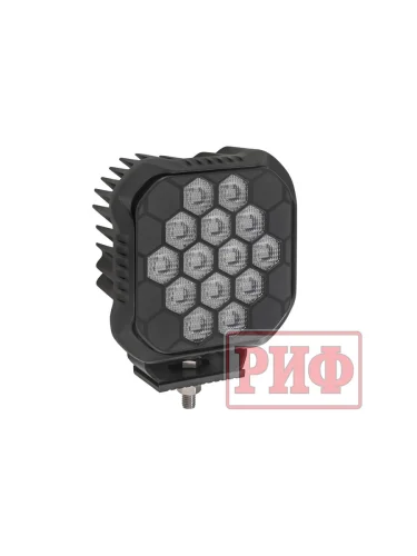 Светодиодная фара рабочего света РИФ 112x112x50 мм 90W LED  brand: РИФ, tip_fary: Рабочий свет, width_mm_2: 140, dlina_mm: 140, ves_kg_1: 0.75, form_faktor: Квадрат, primenyaemost: Универсальная, vysota_mm: 170, power_w: 90, moshchnost_vt: 90