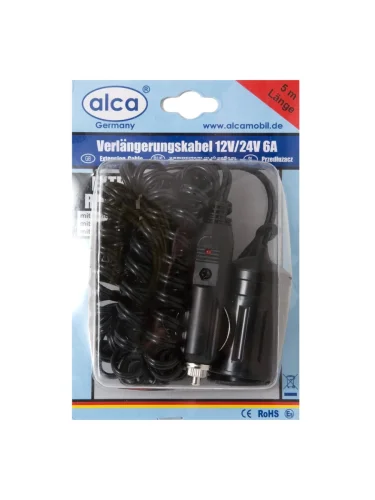 Удлинитель прикуривателя 12V 5м. ALCA