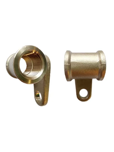 Соединитель переходник М16хМ16 прямой латунь с ухом STARTEC