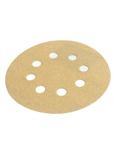 Круг шлифовальный на липучке D125 P100 8 отверстий ABRAFORM