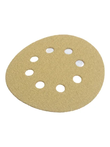 Круг шлифовальный на липучке D125 P80 8 отверстий ABRAFORM