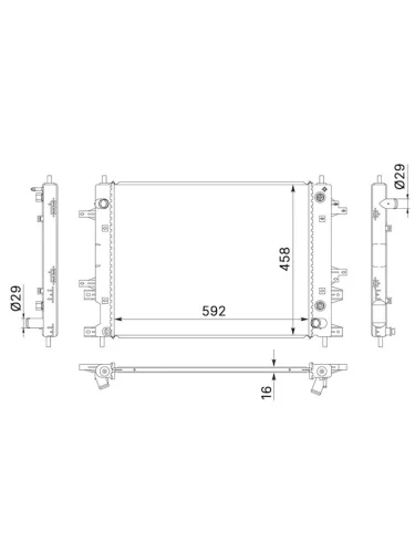 Радиатор Kaiyi E5 21-