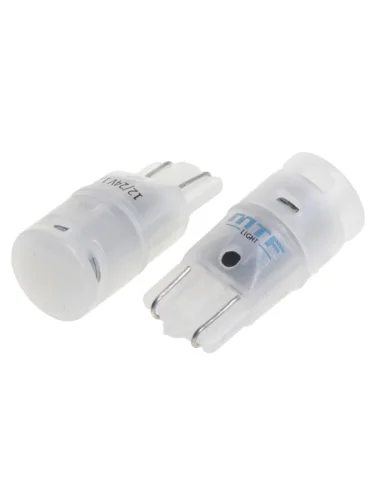 Лампа светодиодная 12V W5W T10W 2.1х9.5d блистер (2шт.) MTF