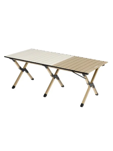 Стол туристический Naturehike Star Jane T01 складной 119х60х44 5 см с Х-образными ножками бежевый brand: Naturehike tsvet: Бежевый width mm 2: 250 dlina mm: 770 ves kg 1: 6 vysota mm: 200