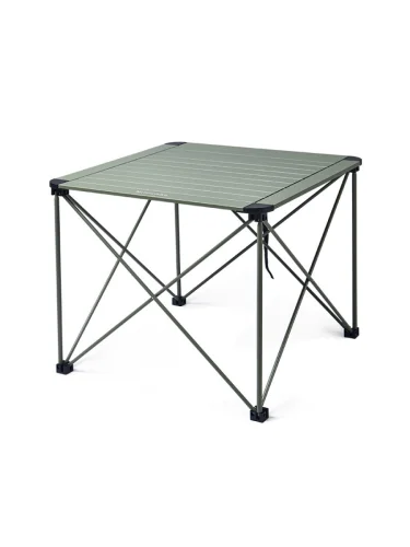 Стол туристический Naturehike Yamami L03 алюминиевый 69 5х69 5х56 см складной серо-зеленый brand: Naturehike tsvet: Серый + -зеленый width mm 2: 150 dlina mm: 900 ves kg 1: 3 vysota mm: 130