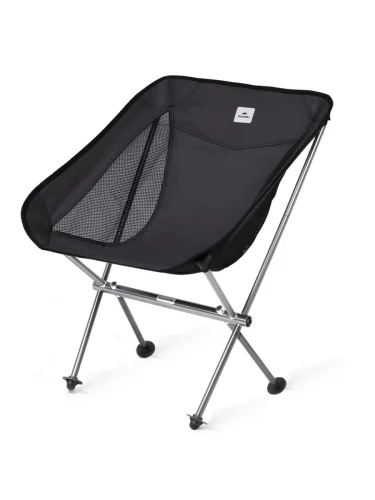 Кресло туристическое Naturehike Stellaluna L04 складное черное до 150 кг brand: Naturehike tsvet: Черный width mm 2: 125 dlina mm: 430 ves kg 1: 1 material: Оксфорд vysota mm: 125