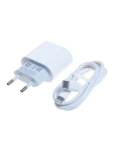Устройство зарядное в розетку 1 Type C кабель iPhone (5-) DEFENDER