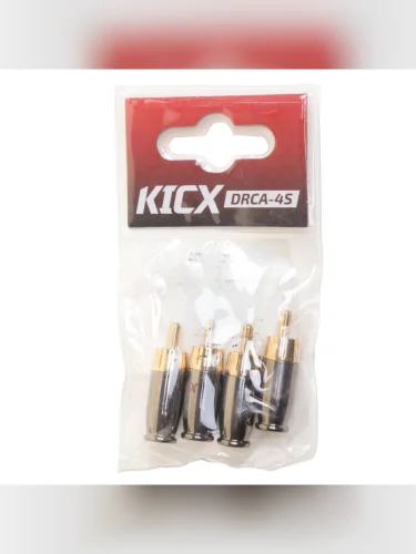 Разъем RCA 4шт. KICX