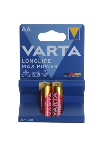 Батарейка AA LR6 1.5V блистер 2шт. Alkaline Longlife Max Power VARTA