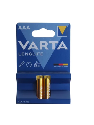 Батарейка AAA LR03 1.5V блистер 2шт. Alkaline Longlife VARTA