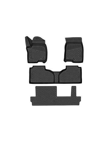 Коврики 3D в салон для CHEVROLET Tahoe (V)  2020-  внед.  цельное сид. 2 ряда  4 шт  Шевроле Тахо