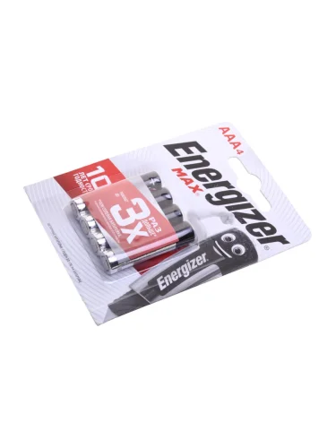 Батарейка AAA LR03 1.5V блистер 4шт. Alkaline Max ENERGIZER