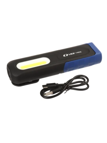 Фонарь аккумуляторный 5W COB 7000K 450 Lumen 3.7V 2000mAh Type-C 180град. LIGE