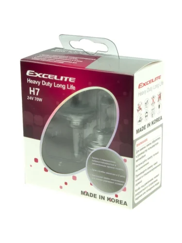 Лампа 24V H7 70W PX26d Heavy Duty Long Life EXCELITE