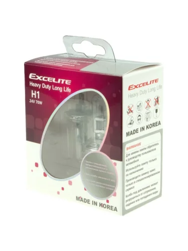 Лампа 24V H1 70W P14.5s Heavy Duty Long Life EXCELITE