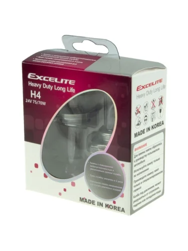 Лампа 24V H4 7570W P43t-38 Heavy Duty Long Life EXCELITE
