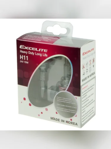 Лампа 24V H11 70W PGJ19-2 Heavy Duty Long Life EXCELITE