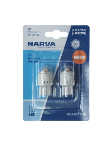 Лампа светодиодная 12V WY21W WX3x16d блистер (2шт.) LED RPL2 NARVA