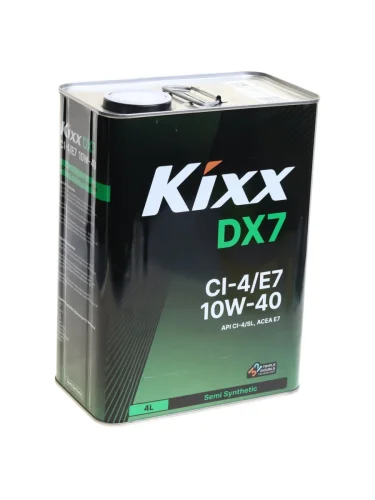 Масло моторное KIXX DX7 CI-4E7 10W40 синт.4л