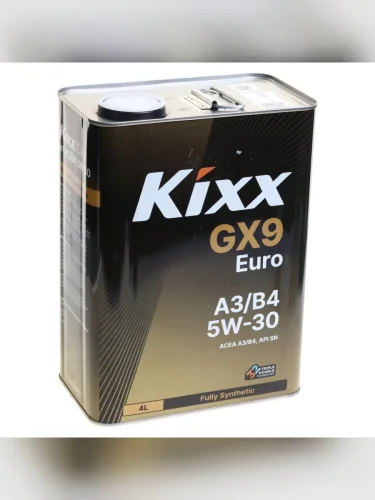 Масло моторное KIXX GX9 Euro A3B4 5W30 синт.4л