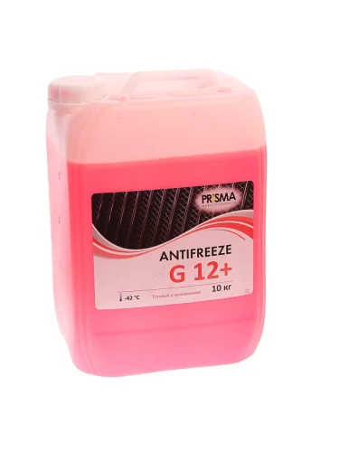 Антифриз красный -42C 10л G12+ PRISMA
