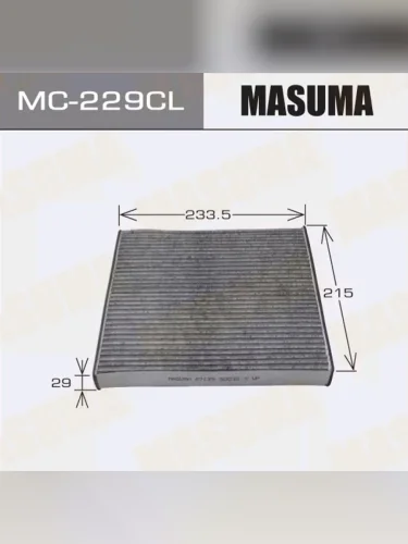 Фильтр воздушный салона TOYOTA Crown (99-03) Mark 2 (00-07) угольный MASUMA