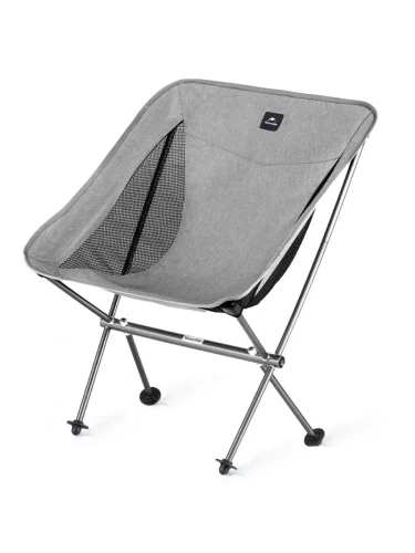 Кресло туристическое Naturehike Stellaluna L04 складное серое до 150 кг с brand: Naturehike tsvet: Серый width mm 2: 125 dlina mm: 430 ves kg 1: 1 material: Оксфорд vysota mm: 125
