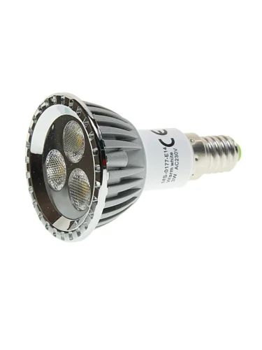 Лампа светодиодная E14 JDR 3W(35W) 220V теплый MEGA LIGHTING