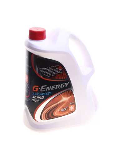 Антифриз красный -40C 5кг G12+ Antifreeze 40 PRO G-ENERGY