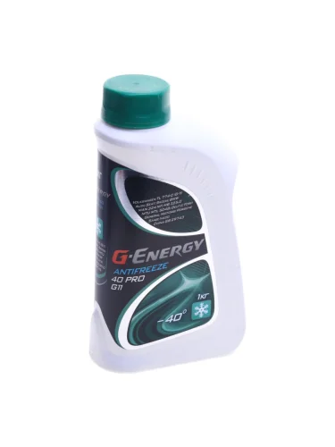 Антифриз зеленый -40C 1кг G11 Antifreeze 40 PRO G-ENERGY