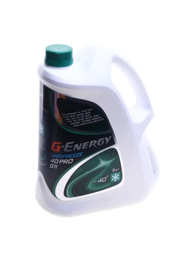 Антифриз зеленый -40C 5кг G11 Antifreeze 40 PRO G-ENERGY