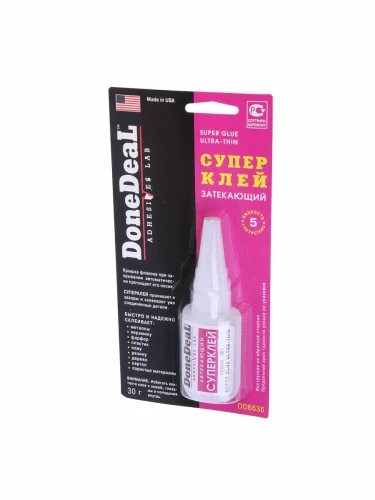 Клей-супер затекающий 30г DONE DEAL